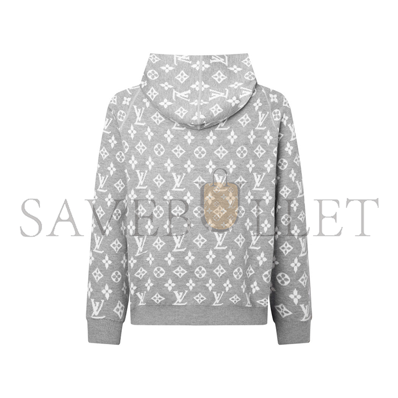 LOUIS VUITTON REVERSIBLE MONOGRAM KNIT HOODED Y21172